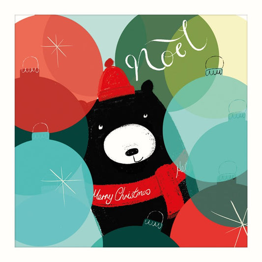 Bear Christmas cards - pack of 10