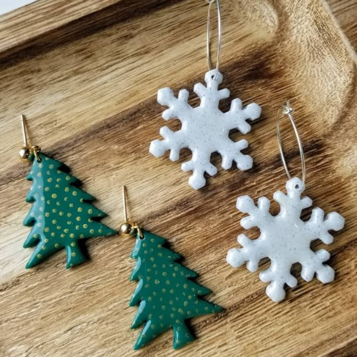 Polymer clay Christmas earrings workshop - Wednesday 18th November