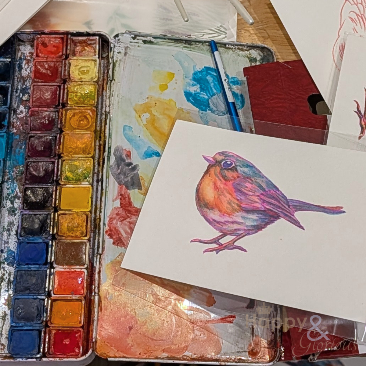 Watercolour birds workshop - Monday 28th September