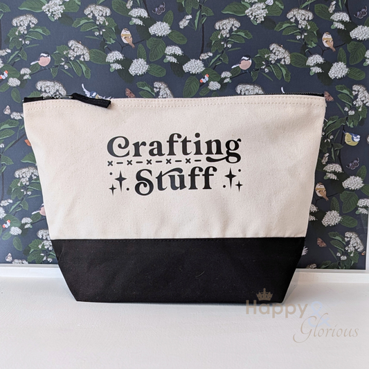 'Crafting stuff' zip purse