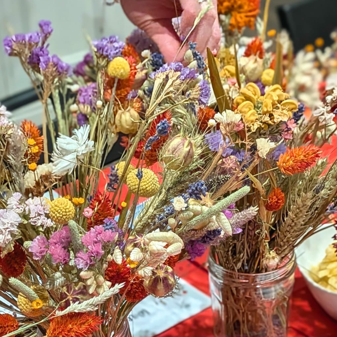Summer dried flower wreath workshop - Monday 10th August