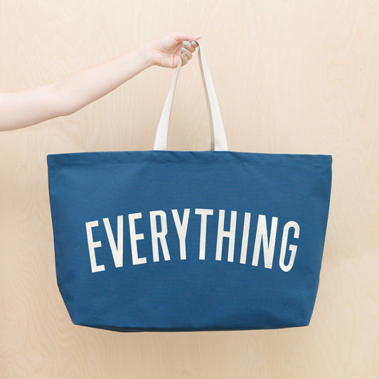 Everything - ocean blue REALLY big bag