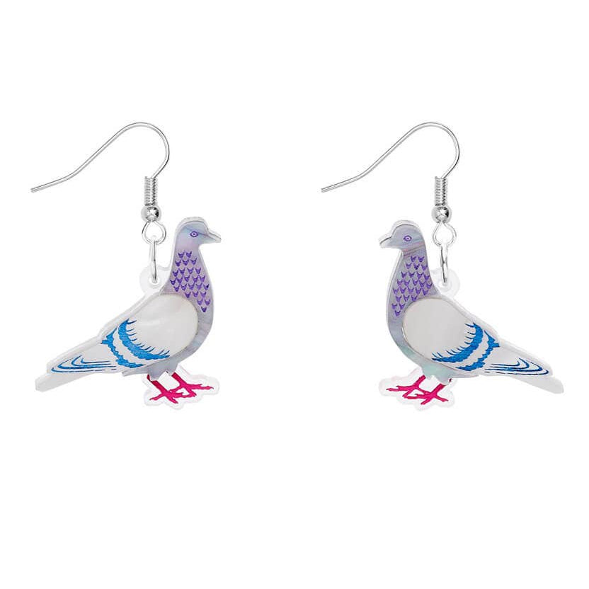 Pigeon earrings by Tatty Devine