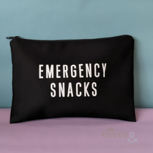 Emergency snacks zip purse