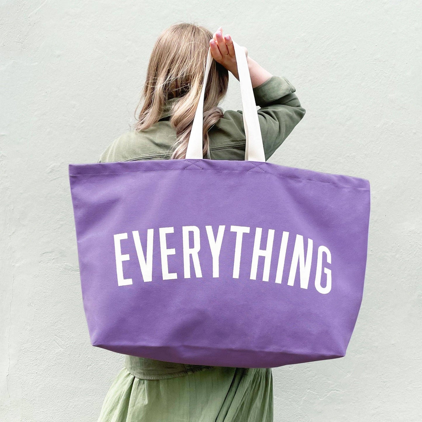 Everything - lavender REALLY big bag