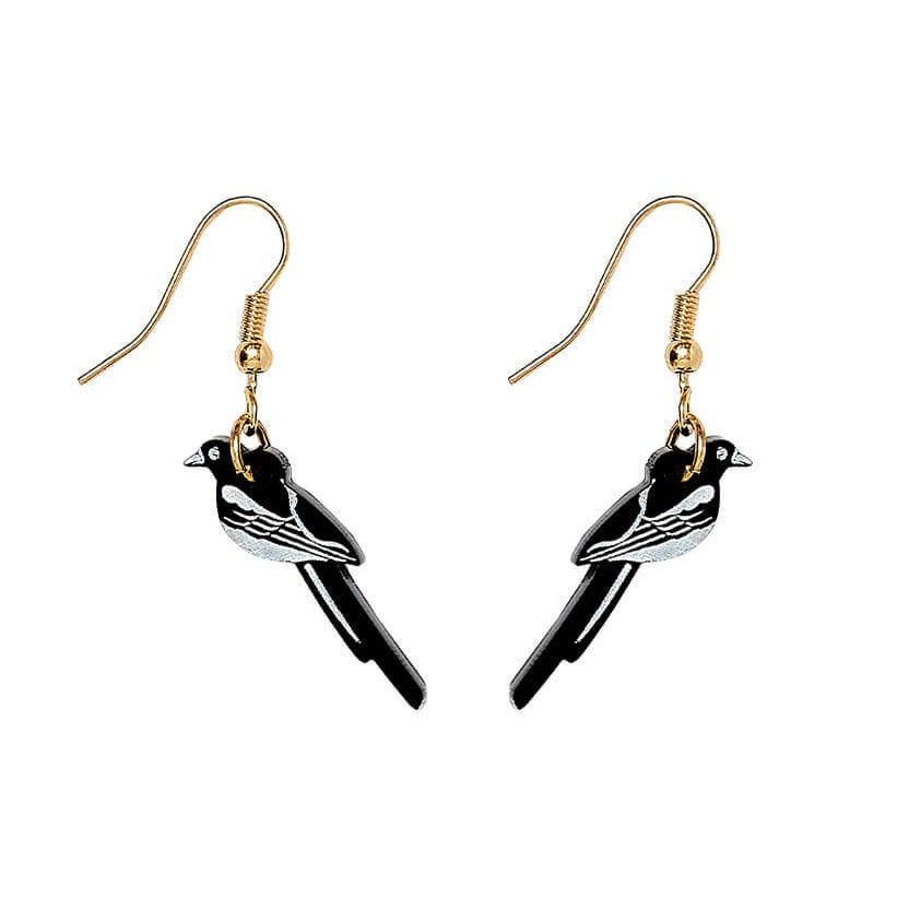 Two for joy magpie earrings by Tatty Devine