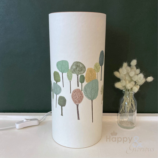 Forest parchment lamp