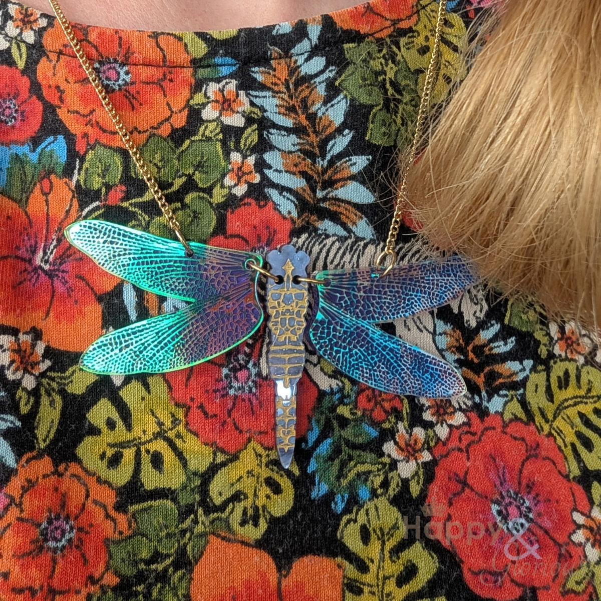 Damselfly necklace by Tatty Devine