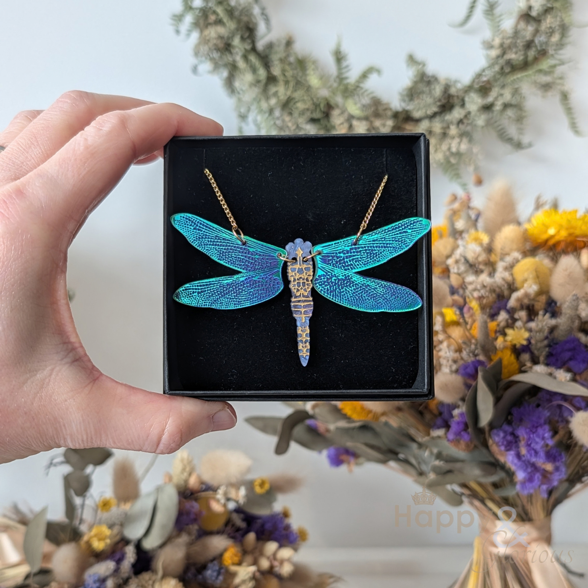 Damselfly necklace by Tatty Devine