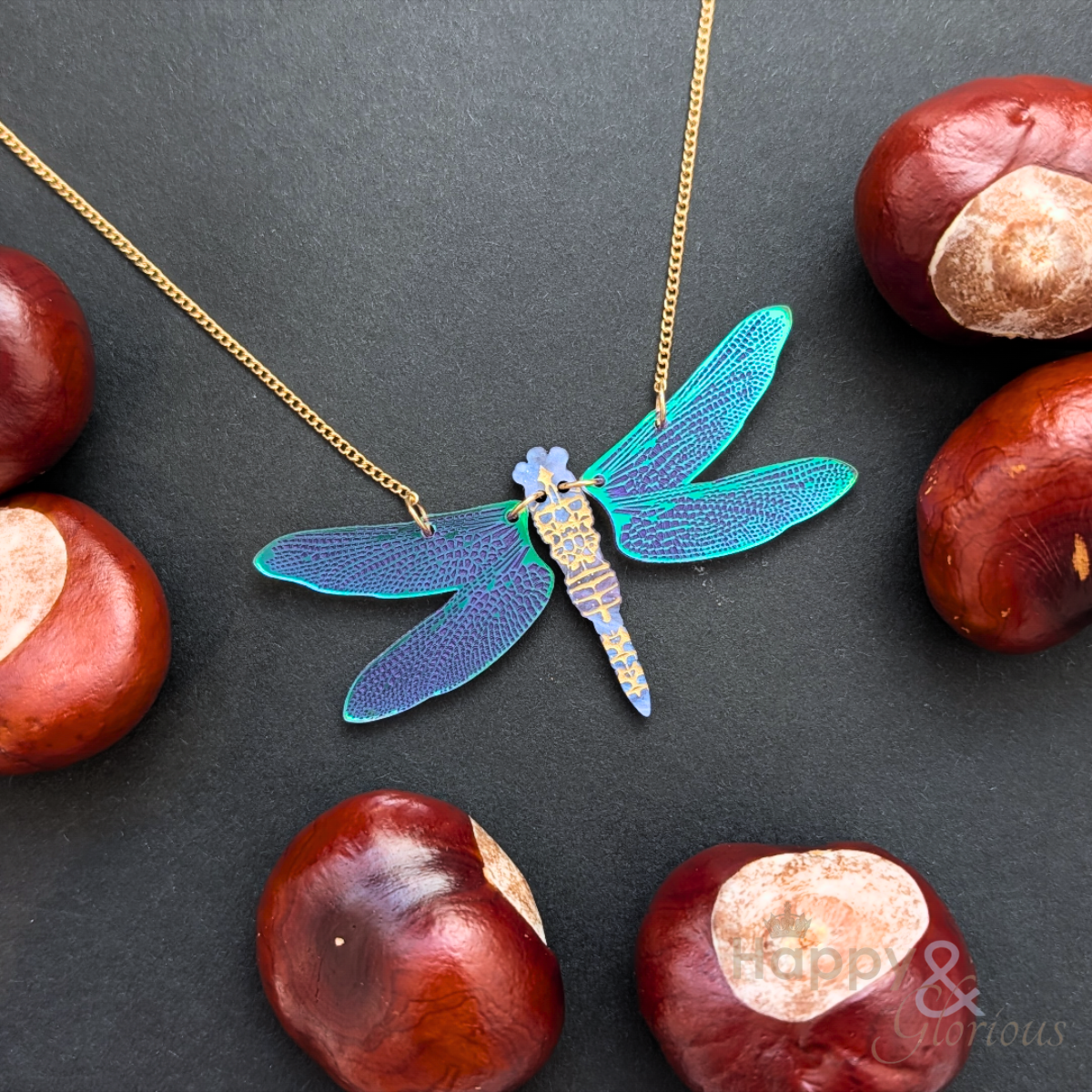Damselfly necklace by Tatty Devine