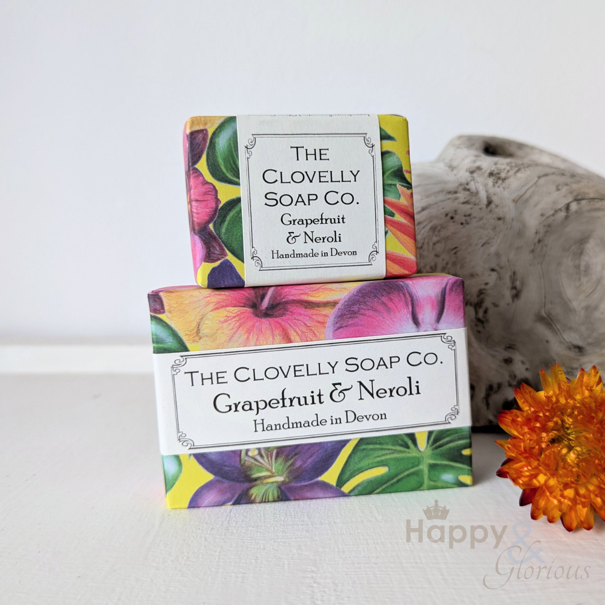 Clovelly Grapefruit & Neroli essential oil soap