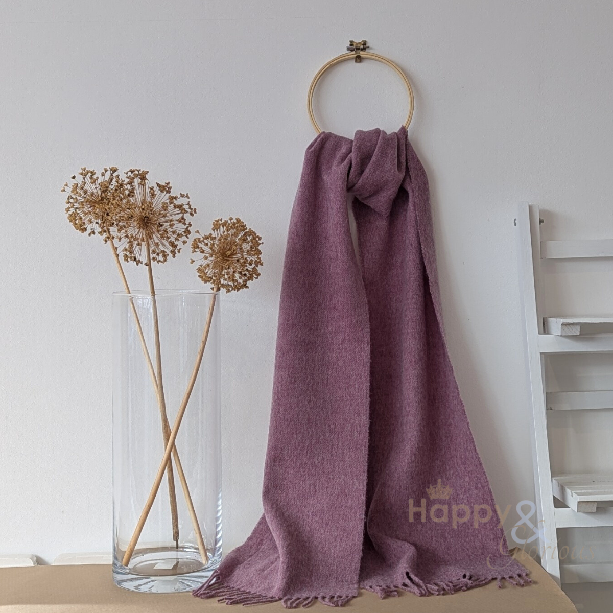 Super soft merino wool scarf in a choice of colours