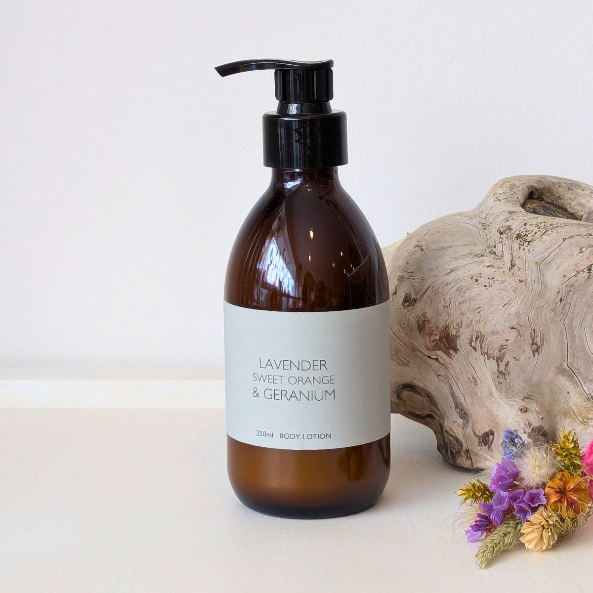 Lavender, Sweet Orange & Geranium hand & body lotion