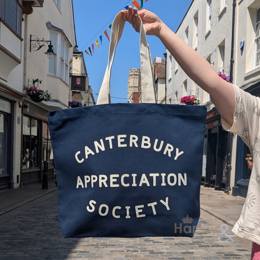 Canterbury appreciation society canvas tote bag