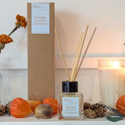 Autumn/winter mini fragrance reed diffuser - two fragrances