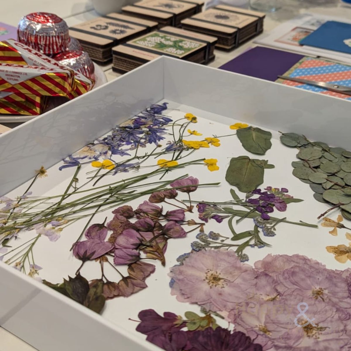 Pressed flower & leaf cards workshop - Monday 13th October