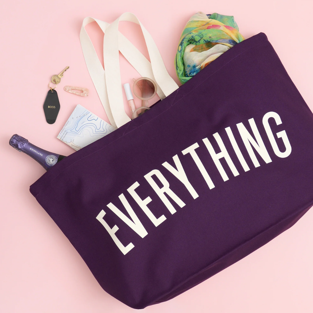 Everything - purple REALLY big bag
