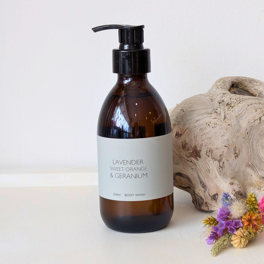 Lavender, Sweet Orange & Geranium hand & body wash