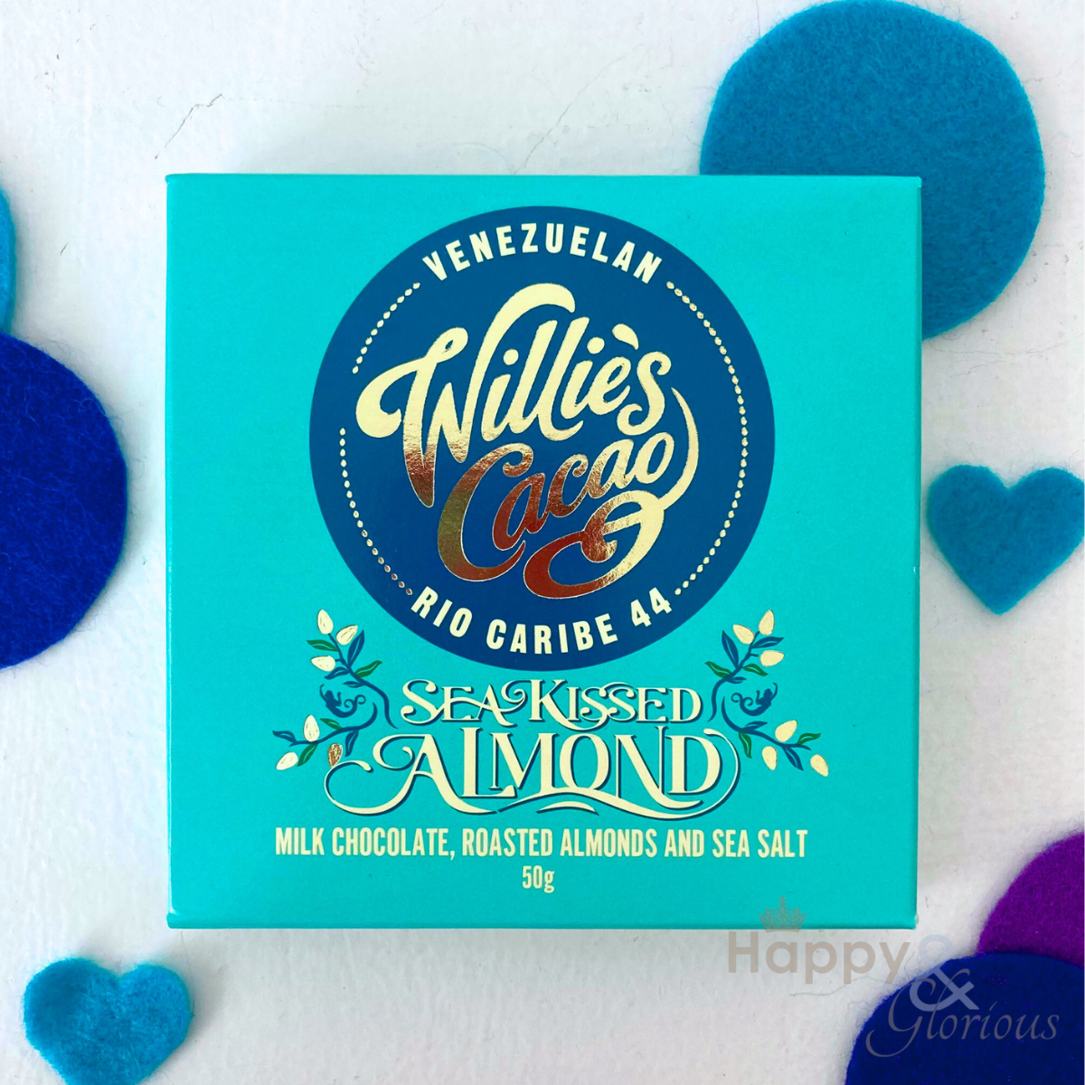 Sea Kissed Almond milk chocolate bar