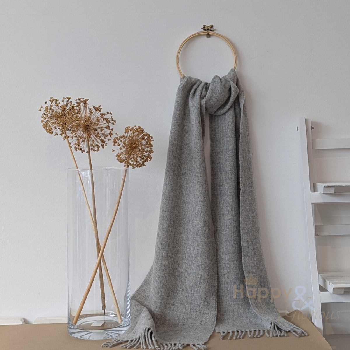 Super soft merino wool scarf in a choice of colours