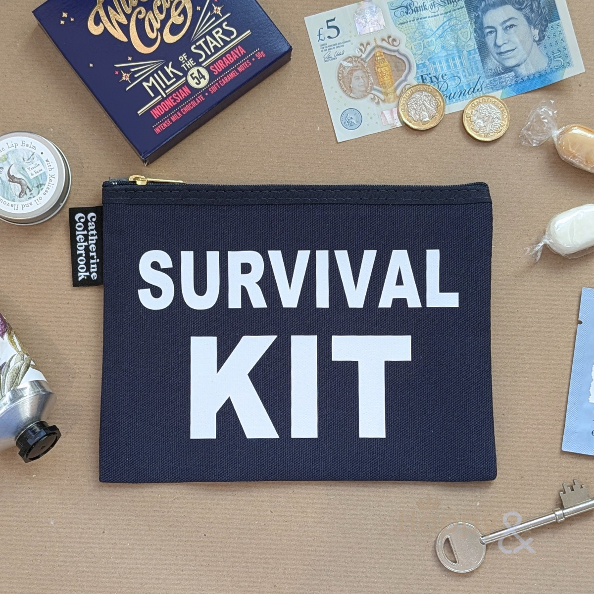 Survival kit purse in a choice of jolly colours