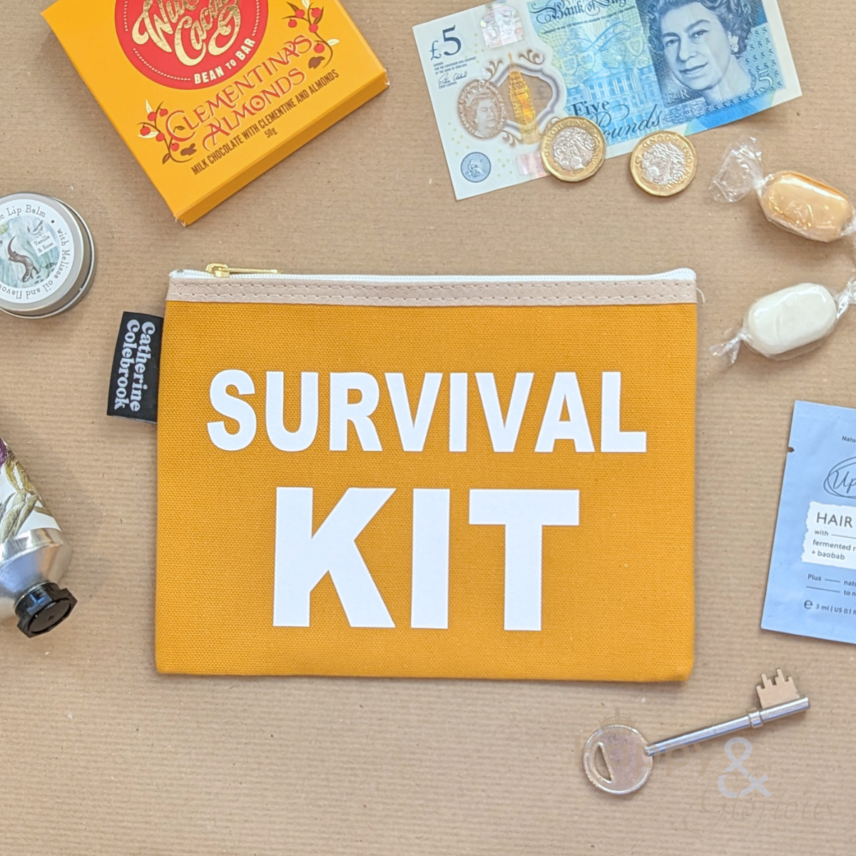 Survival kit purse in a choice of jolly colours