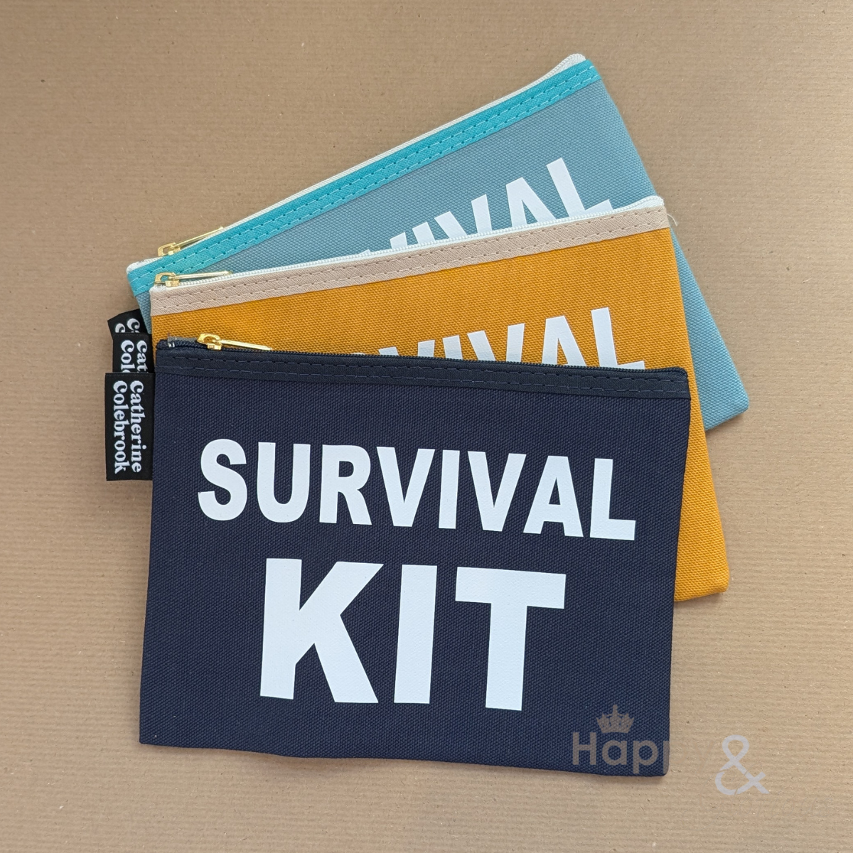 Survival kit purse in a choice of jolly colours