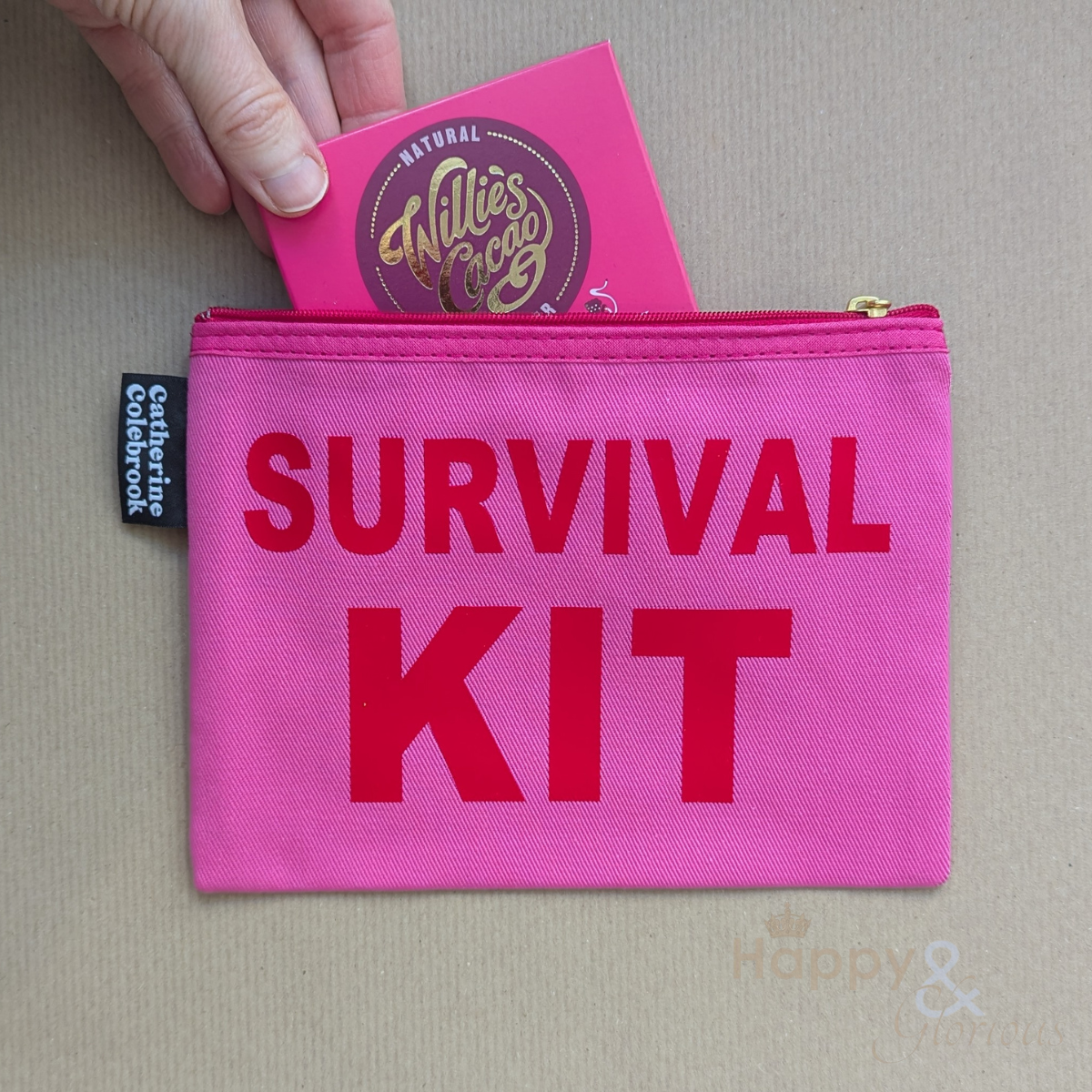 Survival kit purse in a choice of jolly colours