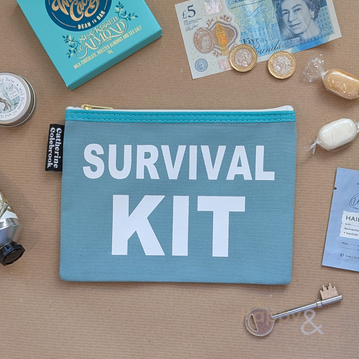 Survival kit purse in a choice of jolly colours