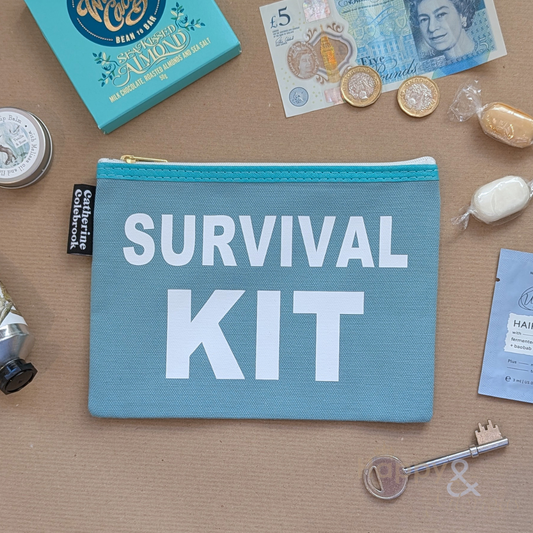 Survival kit purse in a choice of jolly colours