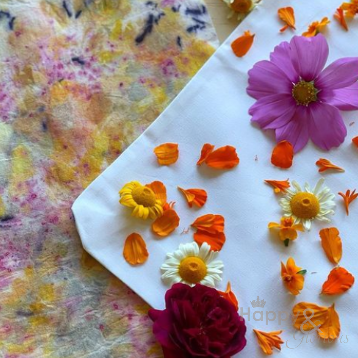 Dyeing with flowers workshop - Monday 29th September