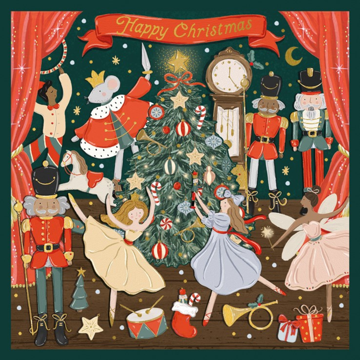 Nutcracker charity Christmas cards - pack of six