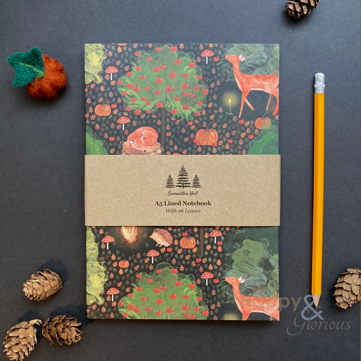 Midnight forest notebook
