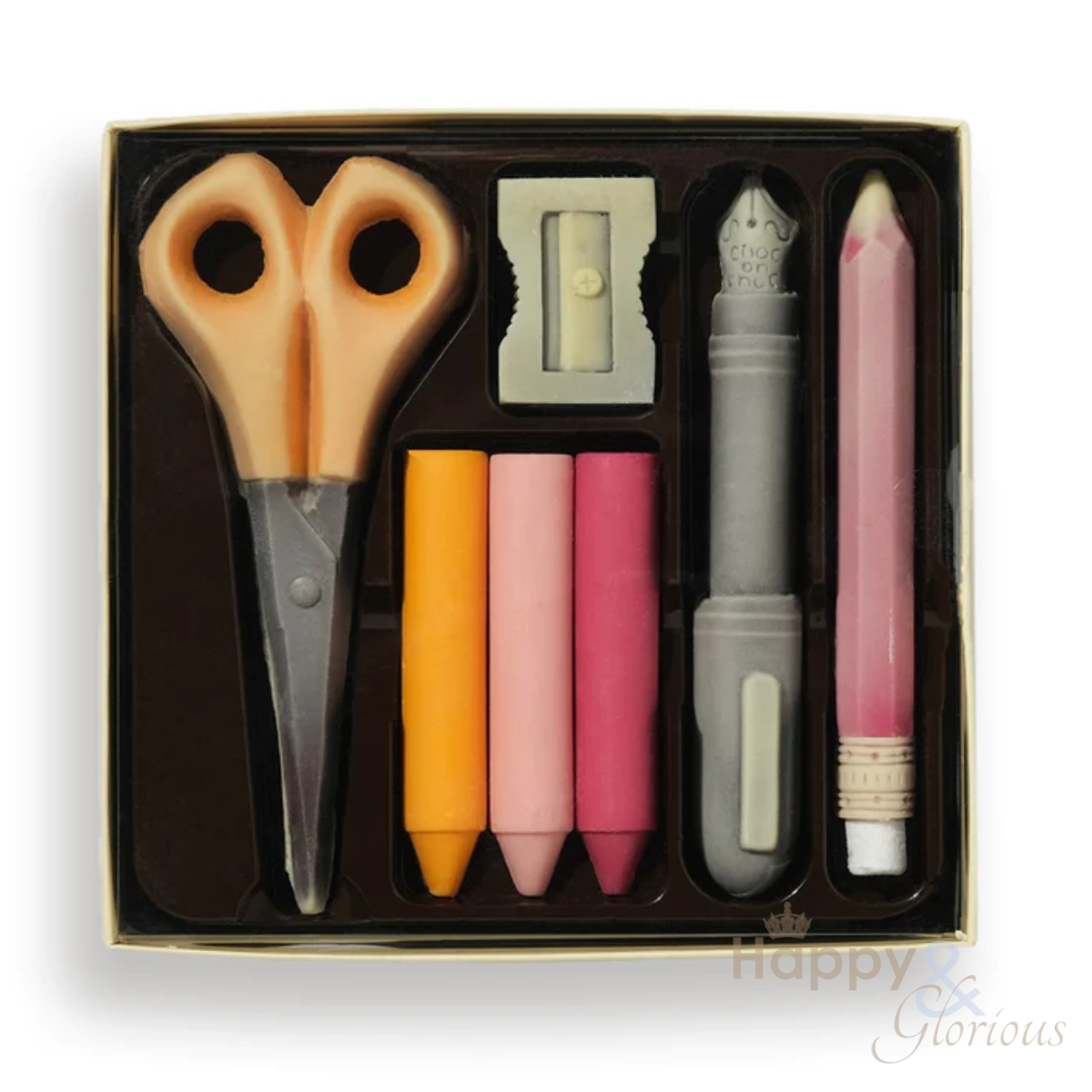 Chocolate stationery gift box