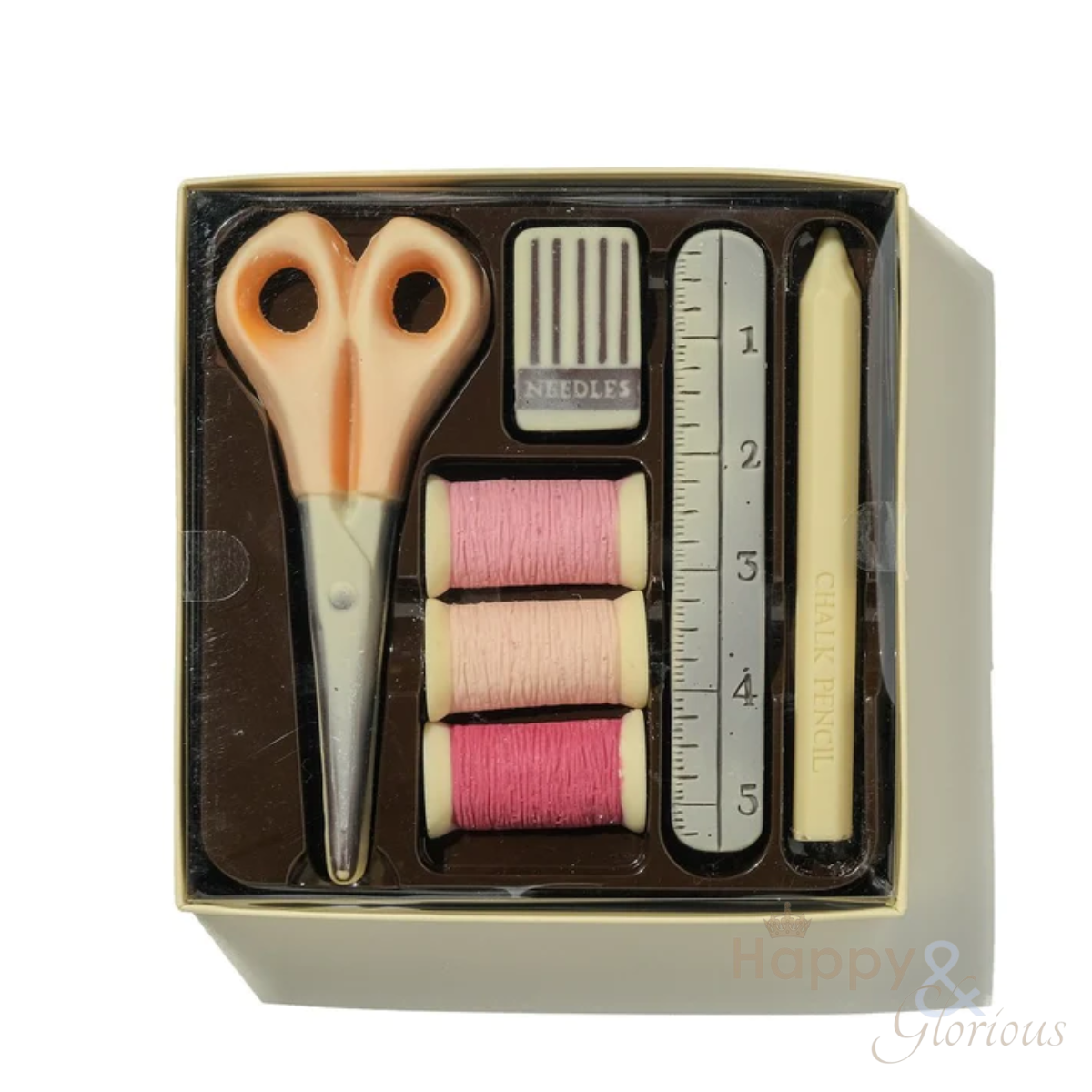 Chocolate sewing gift box