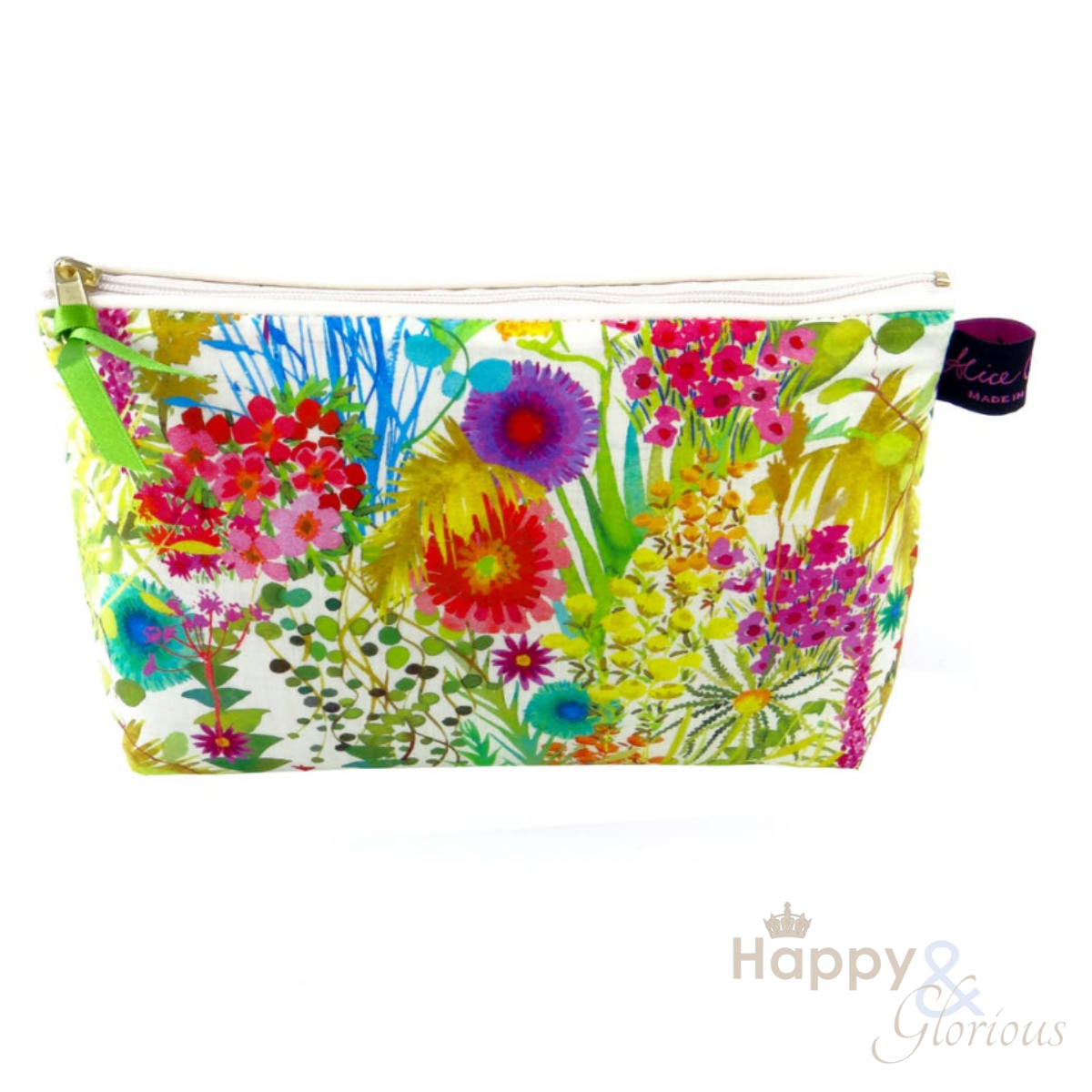 Tresco multicolour Liberty fabric cosmetic bag