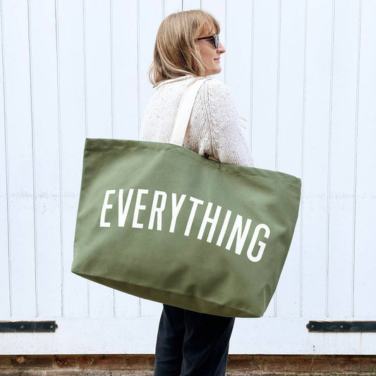 Everything - olive green REALLY big bag