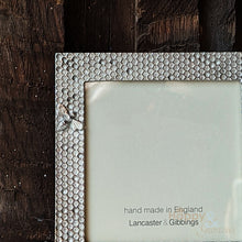 Pewter 'honeycomb' 6x4" frame by Lancaster & Gibbings