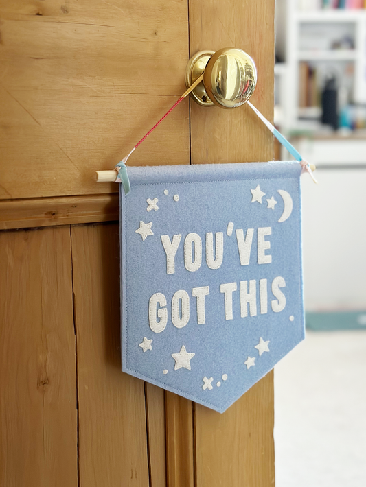 You've Got This positivity banner craft kit