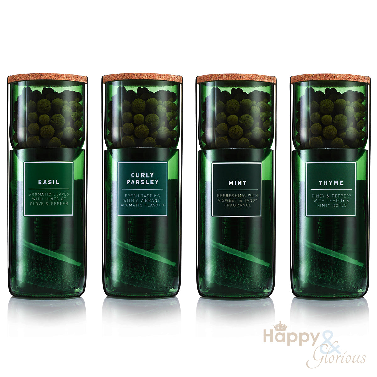 Tarragon hydroponic organic herb growing kit Happy & Glorious