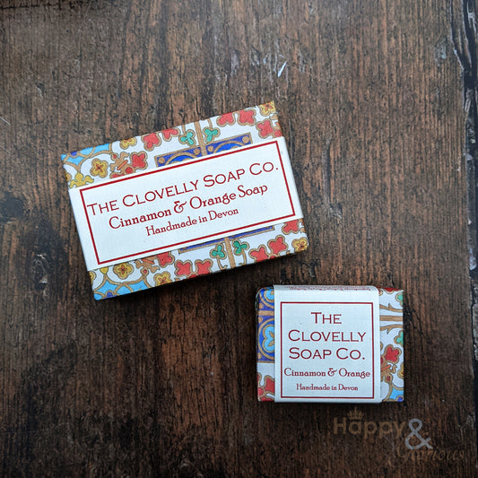 Clovelly cinnamon & orange essential oil soap