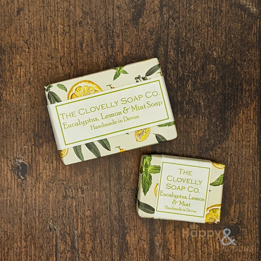 Clovelly Eucalyptus, Lemon & Mint essential oil soap