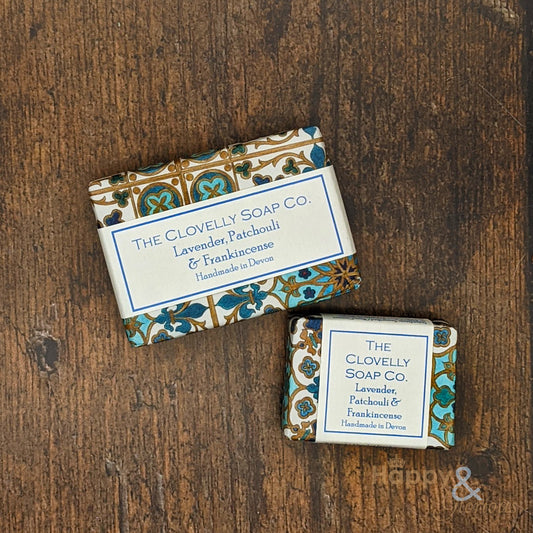 Clovelly lavender, frankincense & patchouli essential oil soap