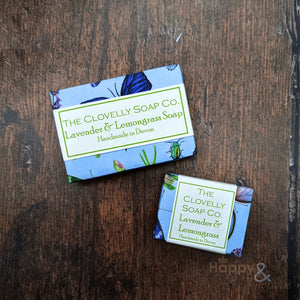 Clovelly Lavender & Lemongrass essential oil soap
