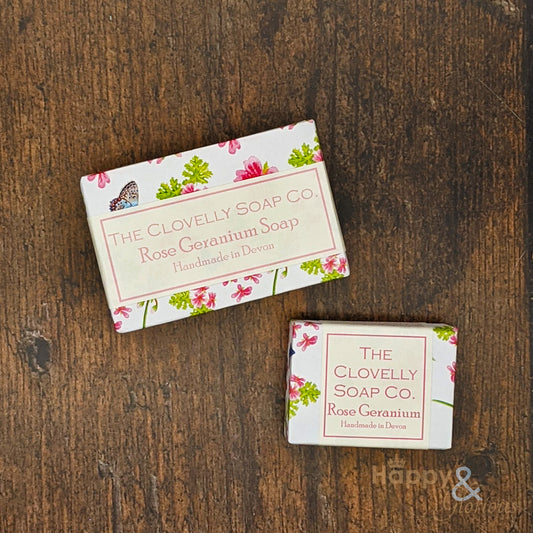 Clovelly Rose Geranium Essential Oil Soap