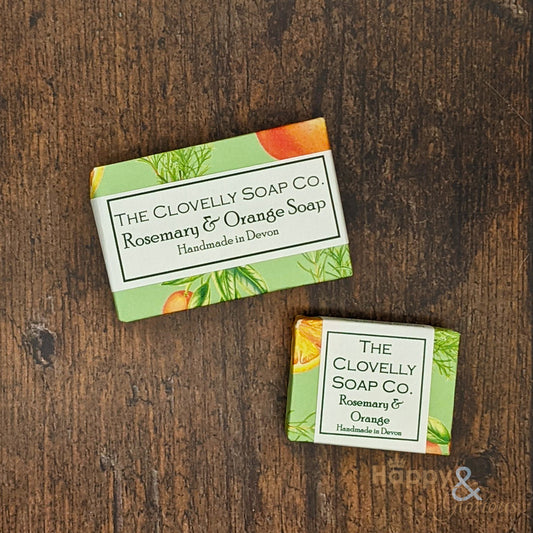 Clovelly Rosemary & Orange essential oil soap