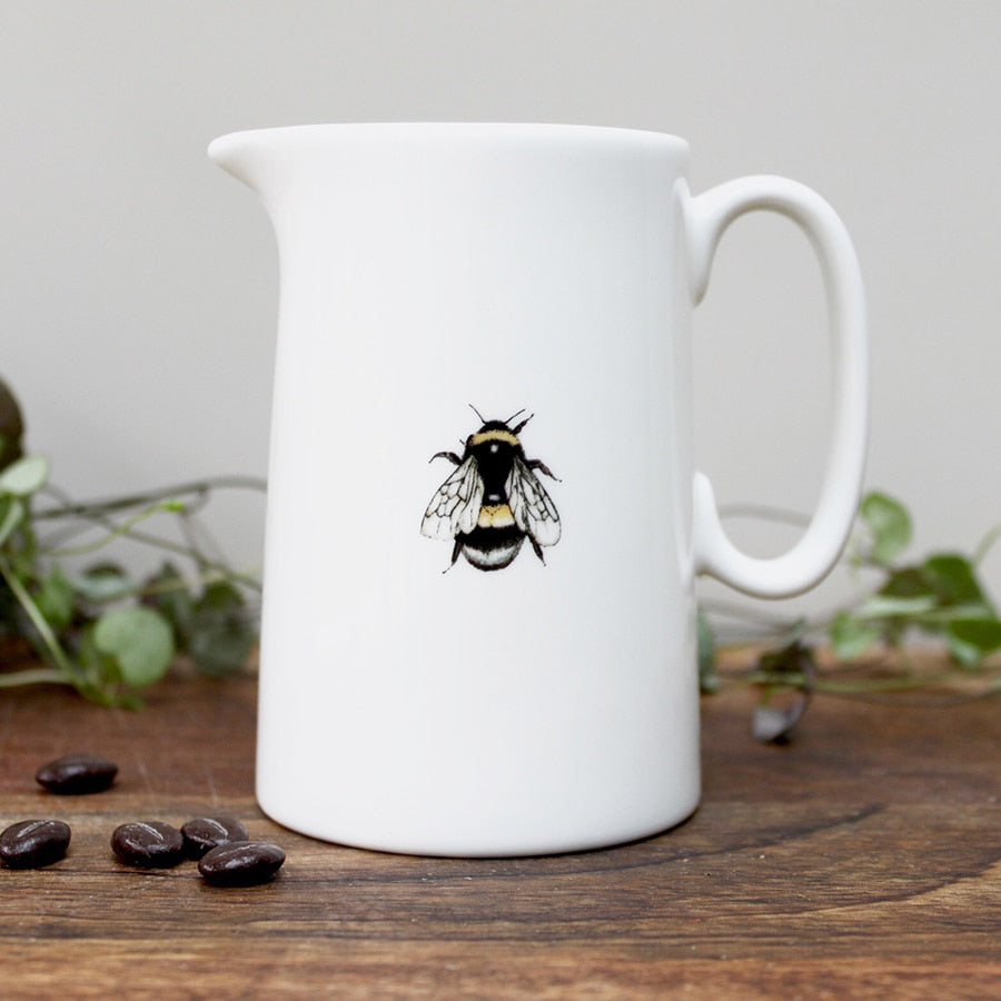 Bee half pint china jug