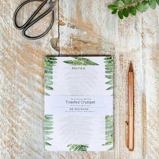 Ferns A6 jotter notepad