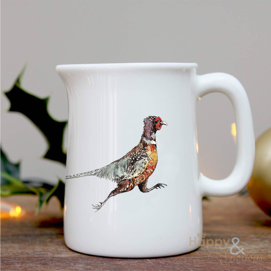 Pheasant mini china jug