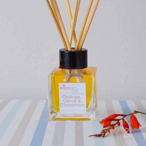 Orange, Clove & Cinnamon fragrance reed diffuser